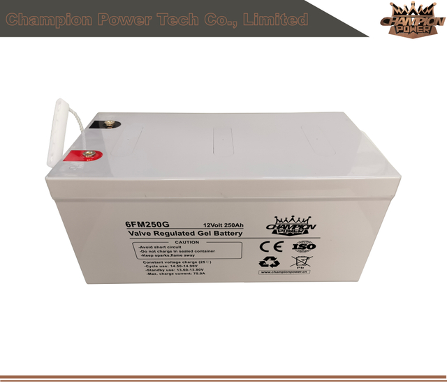 6fm250g 12V250AH Batería de gel