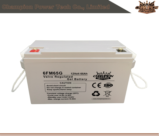 6fm65g 12V65AH Batería de gel
