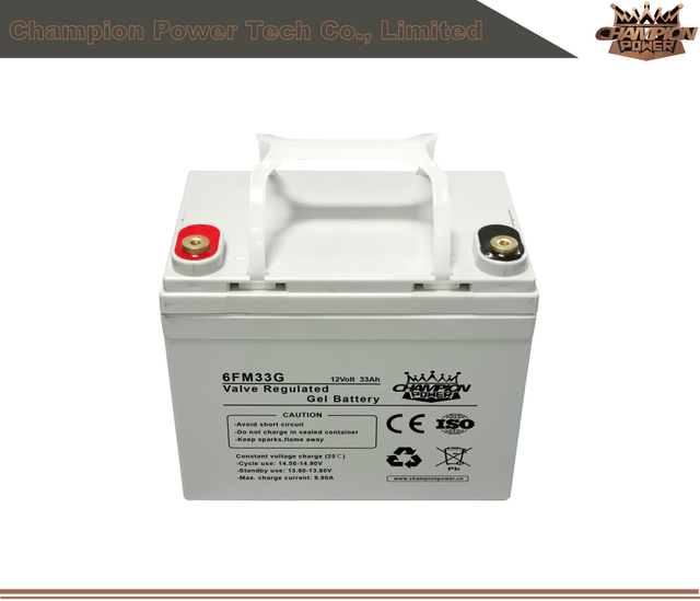 6fm33g 12V33AH Batería de gel