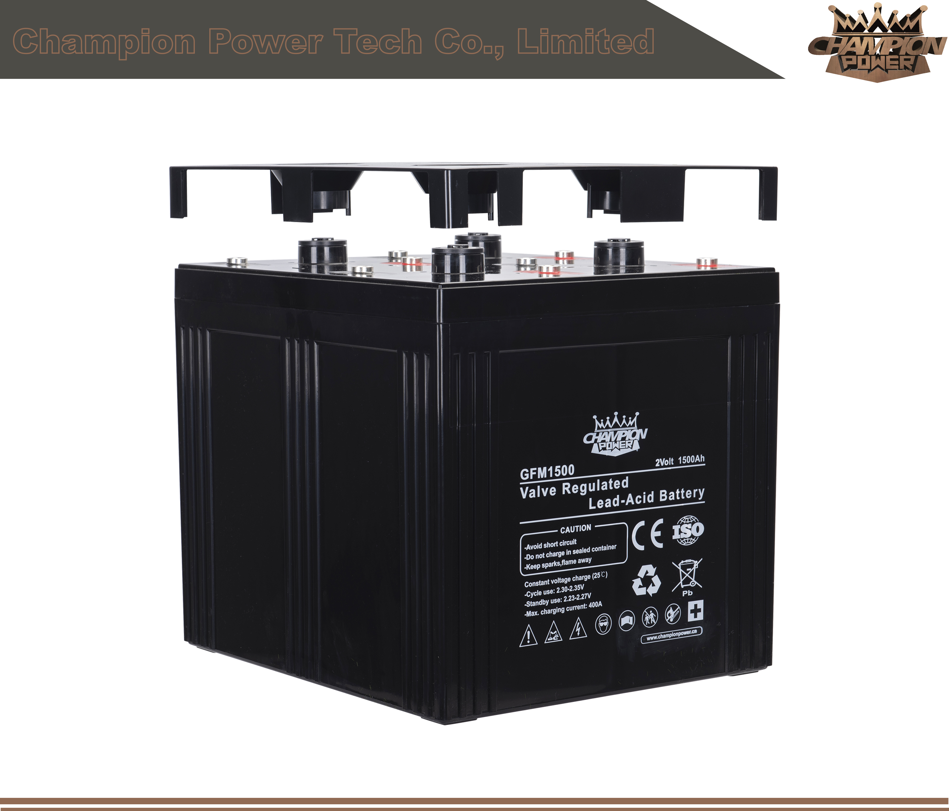 GFM1500 2V1500AH Batería de ácido de plomo